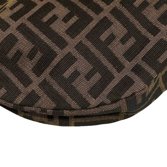 Fendi Shoulder Bag Zucca Pattern 16321 Brown X Black X Dark Brown Leather - Picture 9 of 16